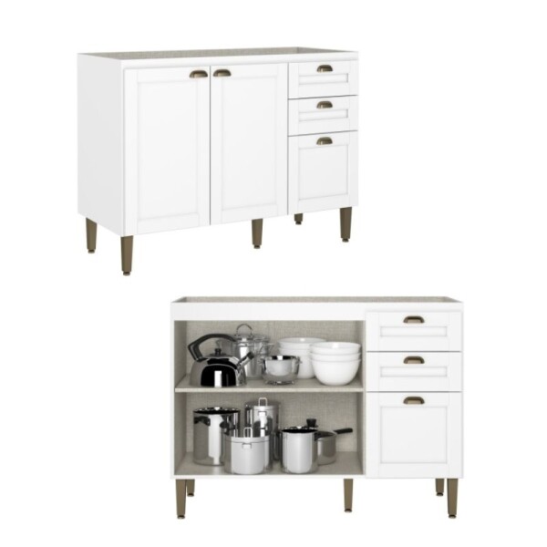 COCINA MODULADA 2.70 MT BLANCA - CLASSY COCINA MODULADA 2.70 MT BLANCA - CLASSY
