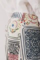Jean Wide XL Print Ludika Blanco