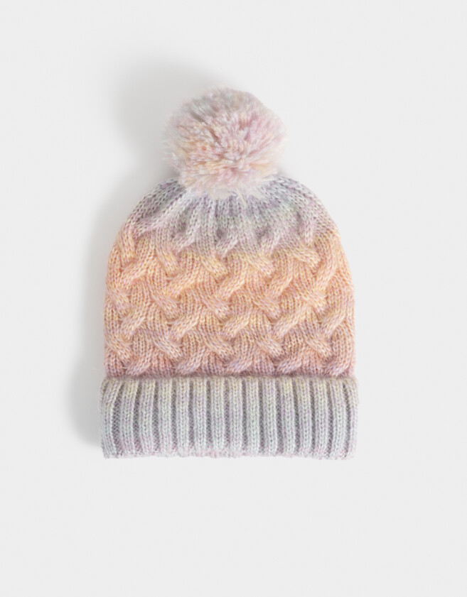 Gorros Infantiles Gorro Tejido Degradé - Combinacion Arcoiris