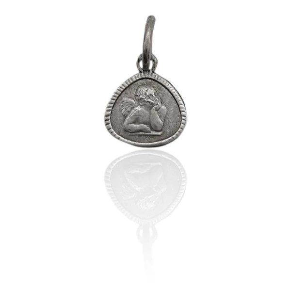 Dije Ángel de la Guarda-Plata 925-Sin piedra-CP3028 sinpiedra