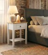 Mesa de luz Sommier Linea Mexicana Blanco