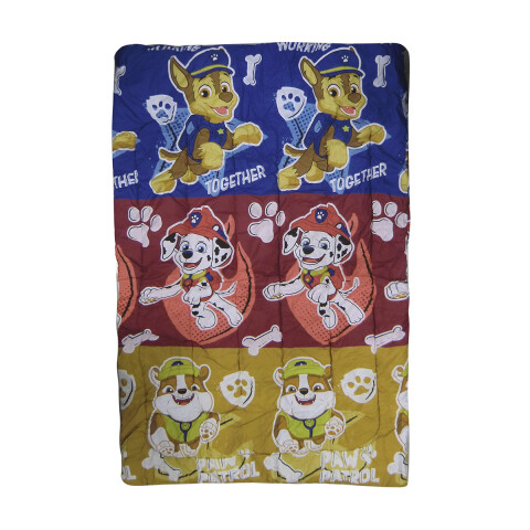 Acolchado Infantil Paw Patrol Microfibra 1 Plaza MULTICOLOR