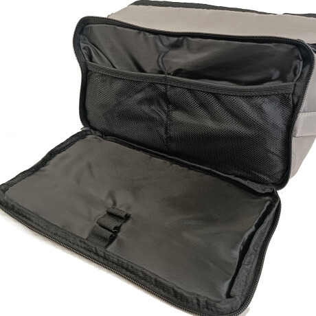 Neceser grande con solapas para viajar gris Sc