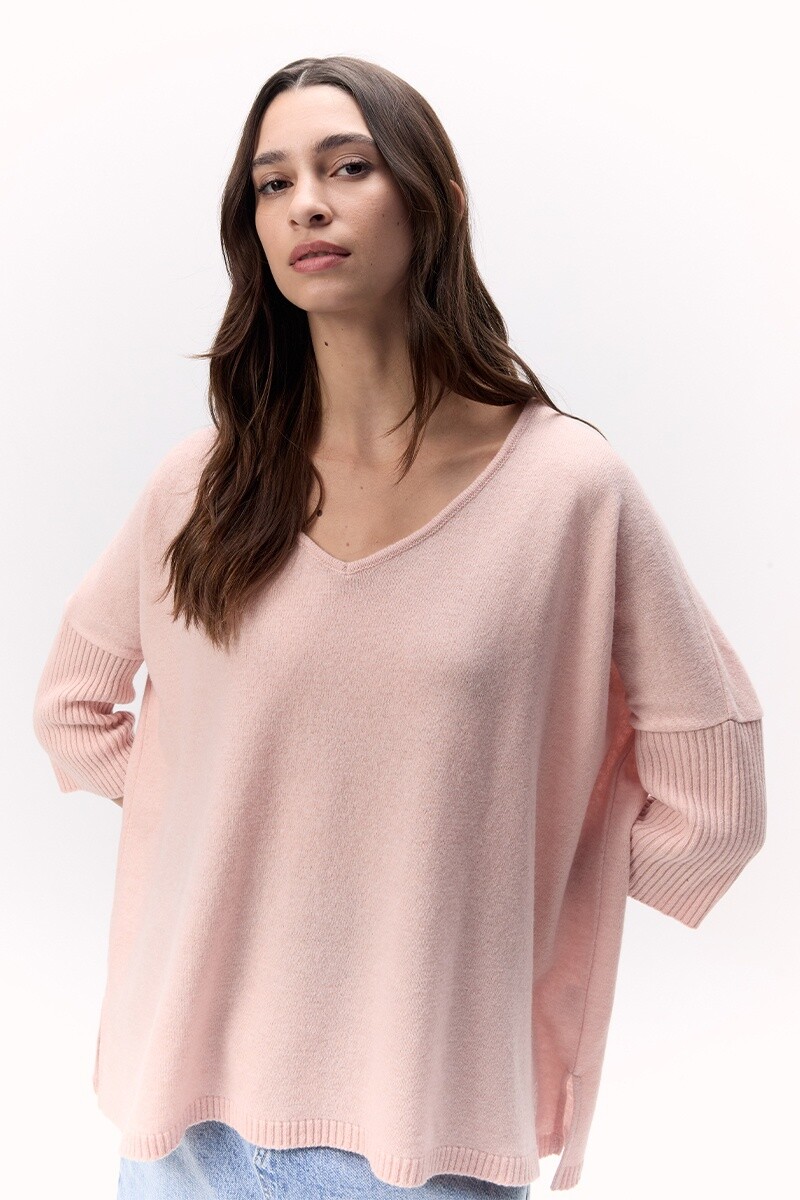 Sweater Venecia Rosa Pálido