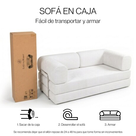 Sillón Cama 3 Cuerpos CloudNest Blanco