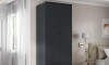 Ropero Americana PLUS 2 puertas + 2 Cajones - 100%MDF Grafito