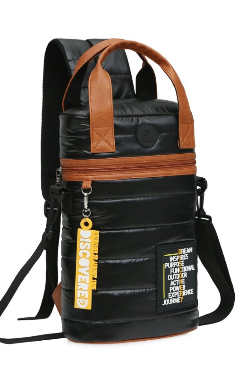 Mochila matera puffer Negro