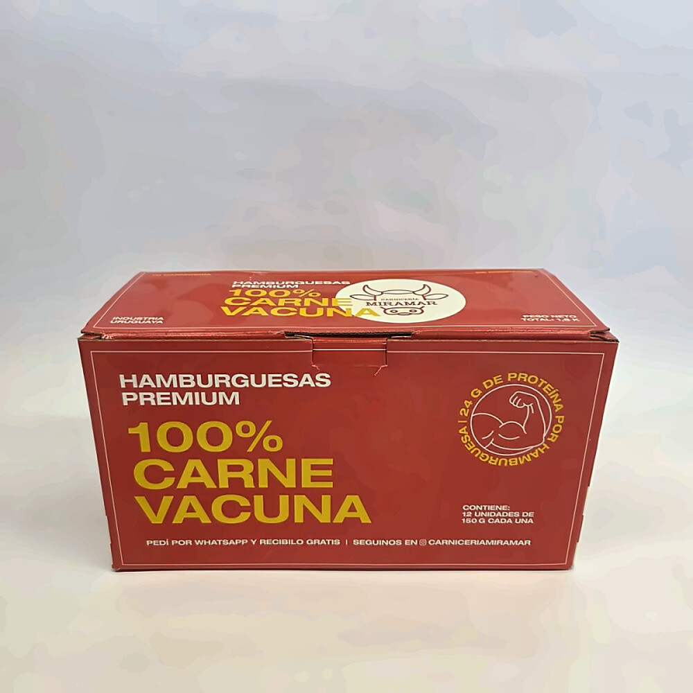 Hamburguesa Premium Miramar 150g x 12 Hamburguesa Premium Miramar 150g x 12