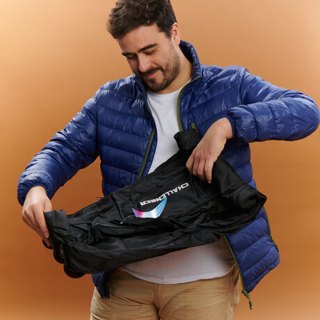 Bolsos Deportivos Con Ruedas Expandible Negro