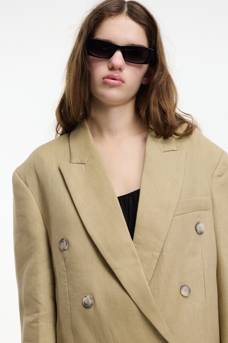 Blazer con botones Beige