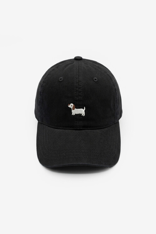 Cap bordado salchi negro