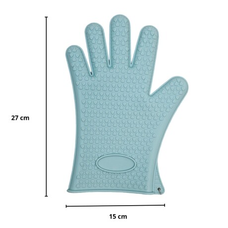 Manopla Guante de Silicona para Cocina Horno Silicona Salmón