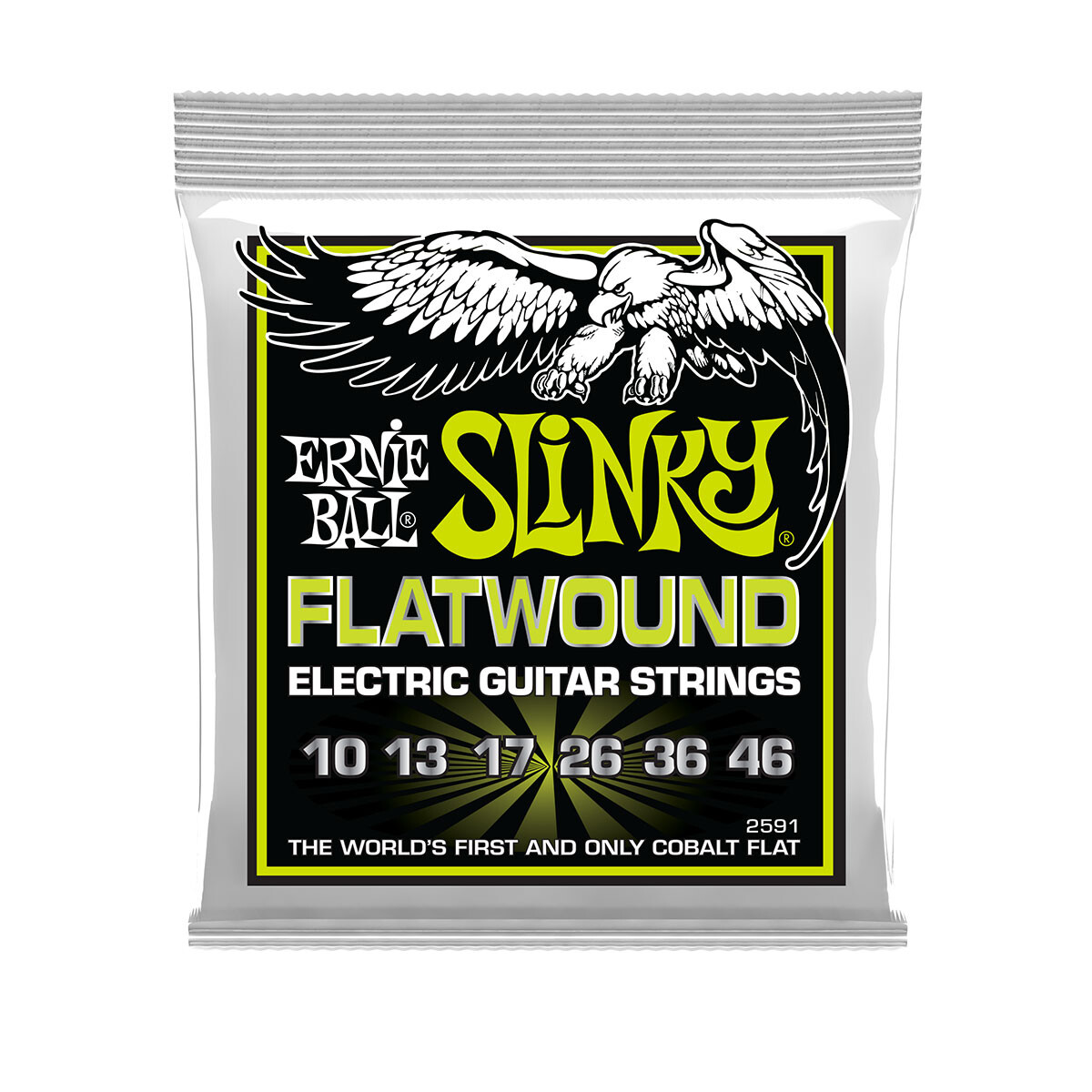 Encordado Eléctrica Ernie Ball Flatwound Regular Slinky 0.10-0.46 