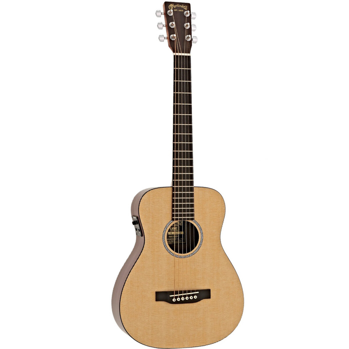 Guitarra Travel Martin 11lx Little Natural Con Funda 