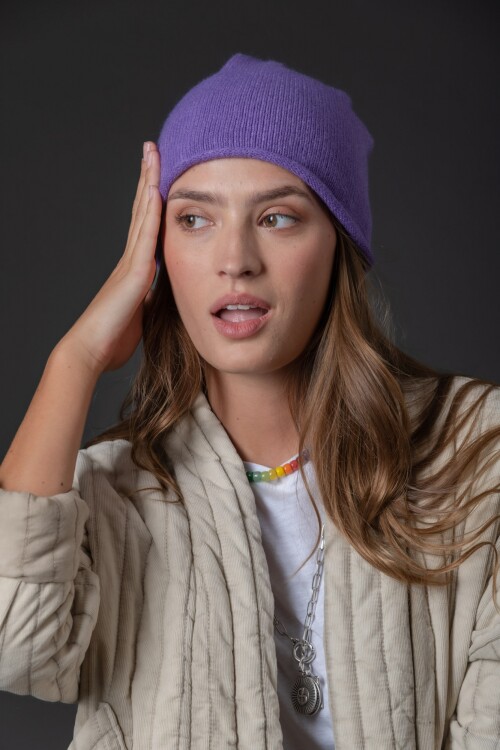 Gorro lana Violeta