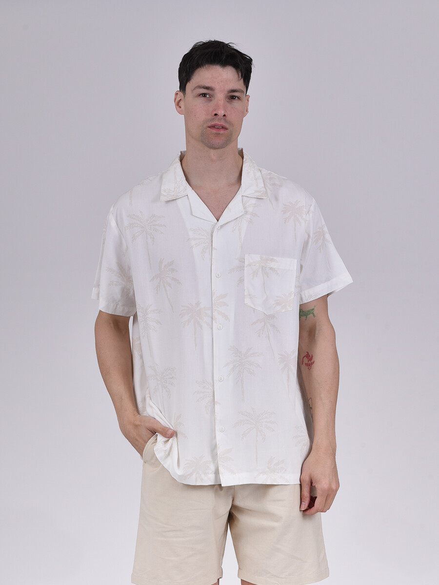 CAMISA RON - OFF WHITE 