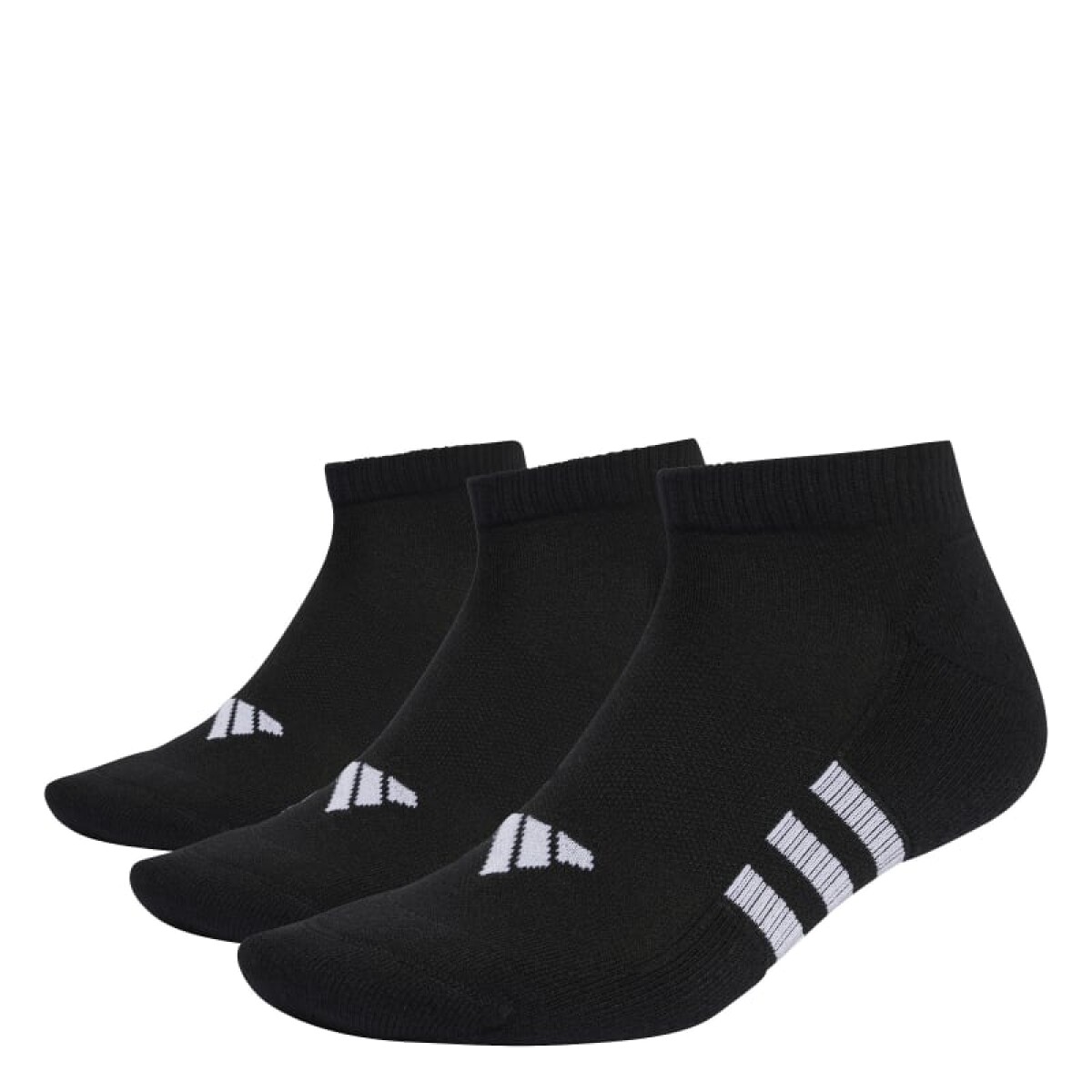 Medias Cortas Adidas Performance Pack x 3 - Negro 