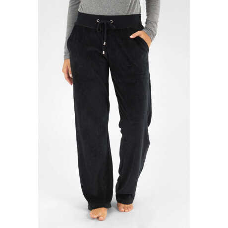 Pantalon velour Negro