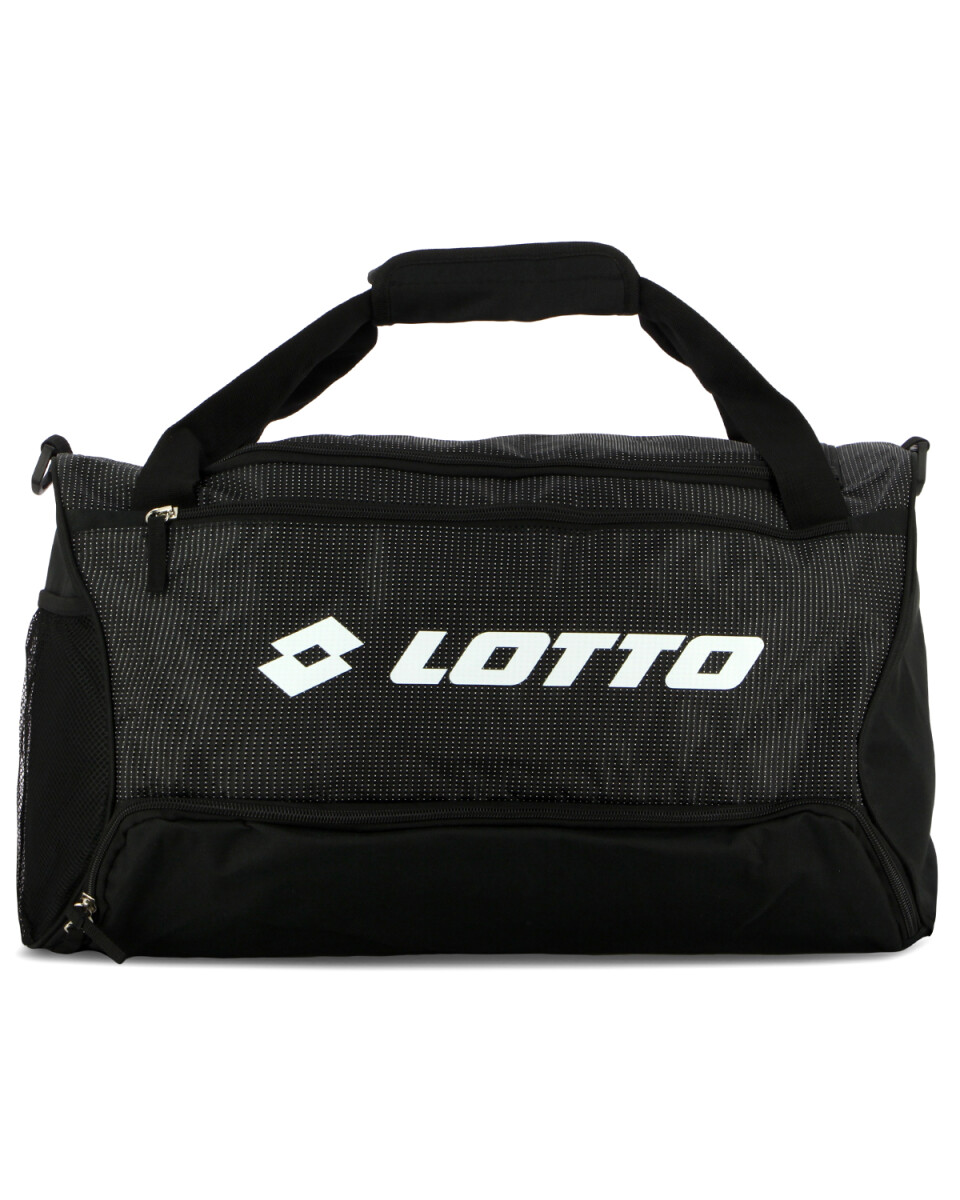 Bolso Deportivo Lotto Sport Bag - Negro/Blanco 