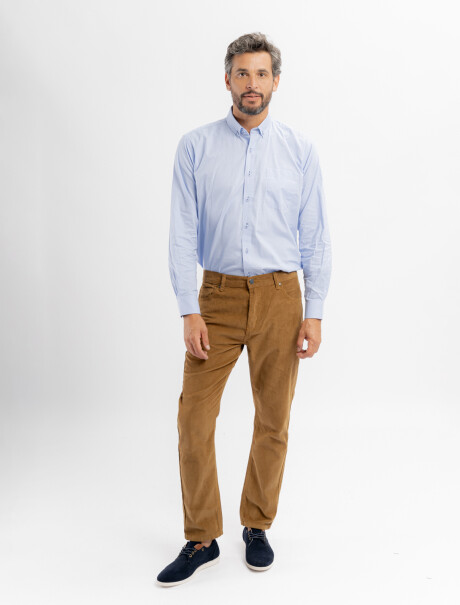 Pantalon pana marron