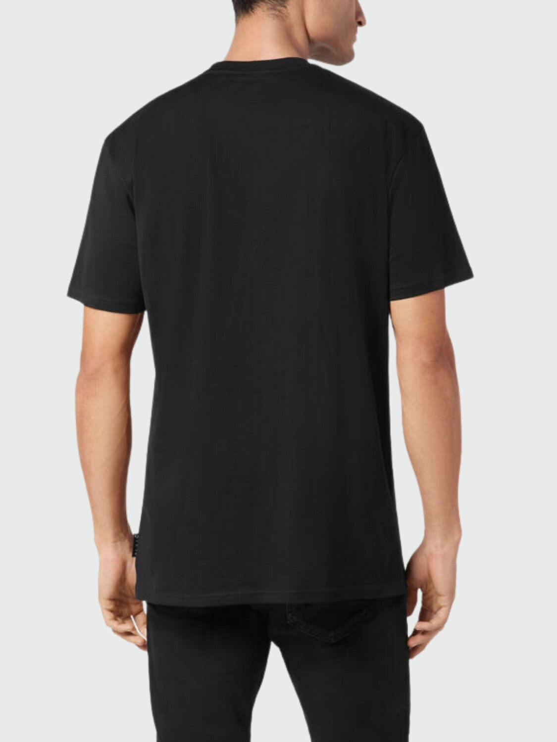 PHILIPP PLEIN - camiseta negra cuello redondo manga corta 0