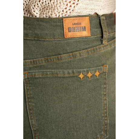 Wide Leg Lavado Oliva