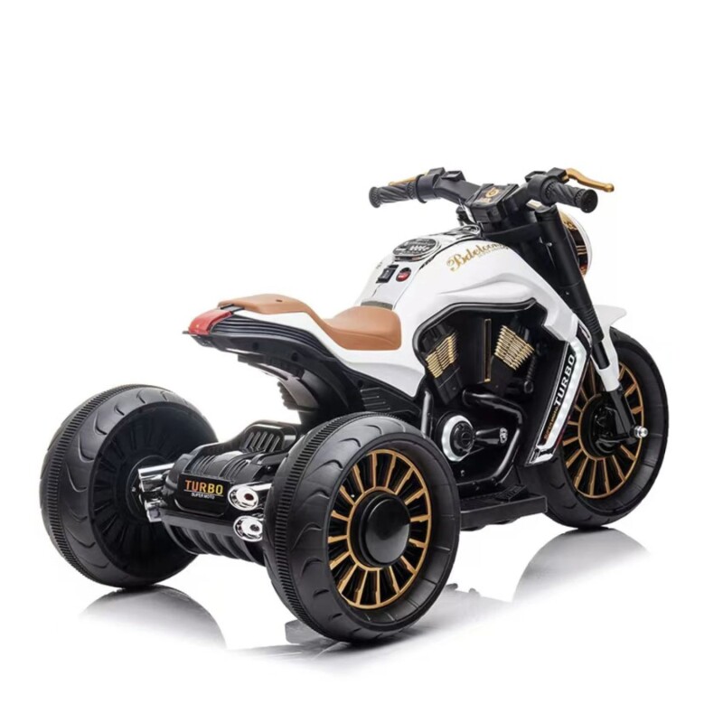 Moto a Bateria Bebesit Trueno 12V con Luces y Sonido Negro