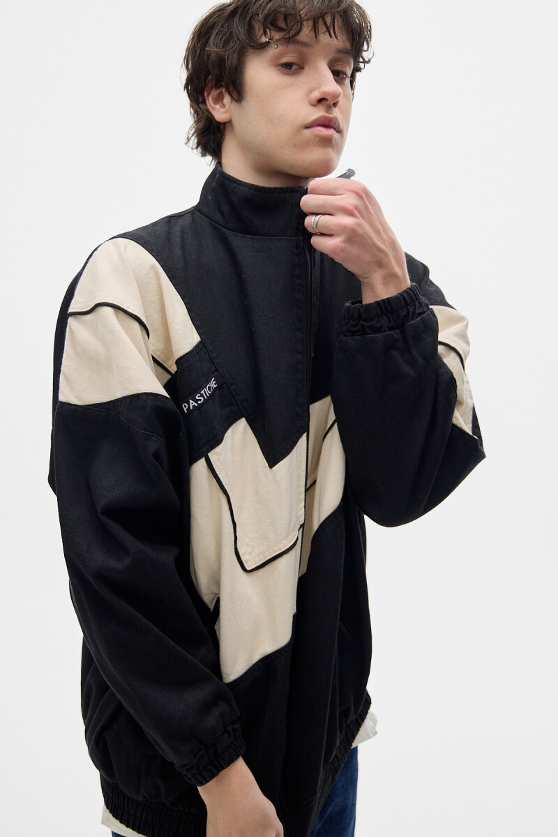 Campera Olímpica Denim Solid Black
