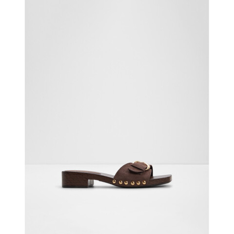 ALLORIA DARK BROWN LEATHER ESCARLATA