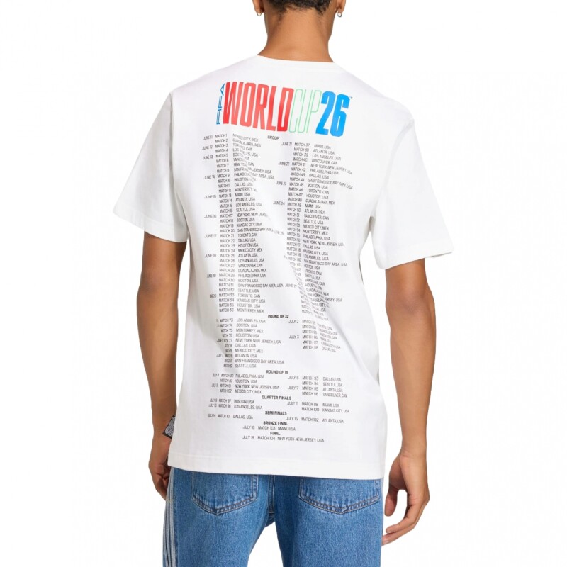 Remera adidas World Cup Tour Mundial 2026 White