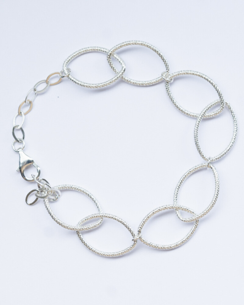 Pulsera Oslo PLATEADO