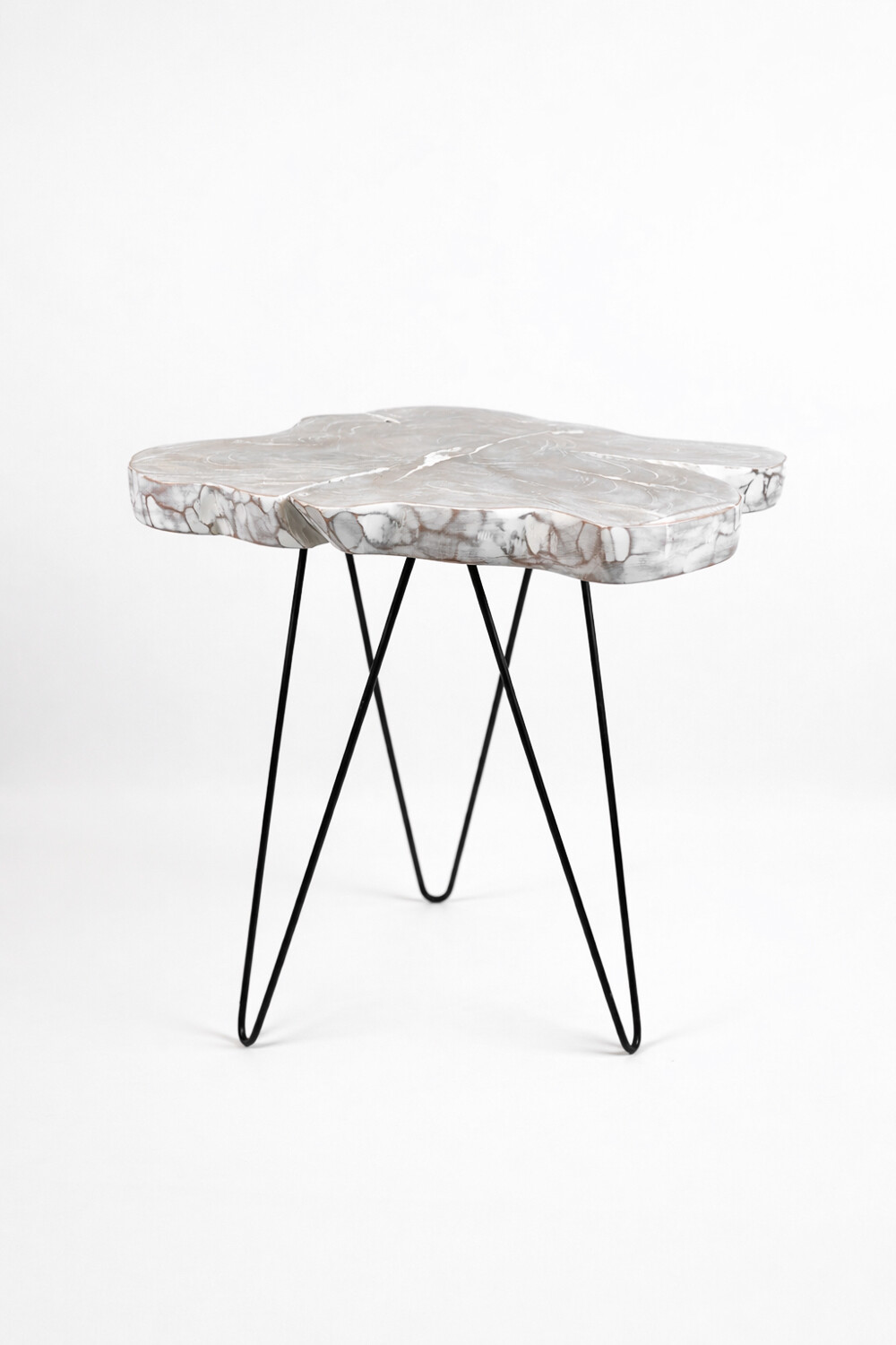 Mesa Lateral Liberté White Wash Color Unico