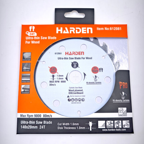DISCO DE SIERRA PARA MADERA 140MM 40 DIENTES HARDEN ++ N/a