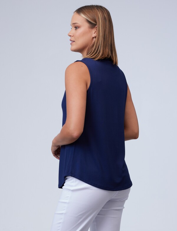 Musculosa Escote V MARINO