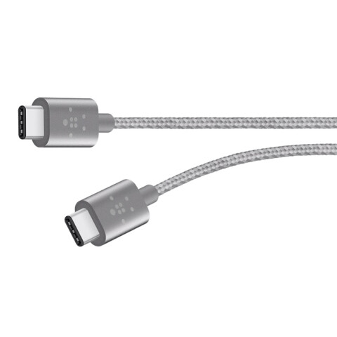 Belkin cable USB-C A USB-C 1.2 M Grey Belkin cable USB-C A USB-C 1.2 M Grey