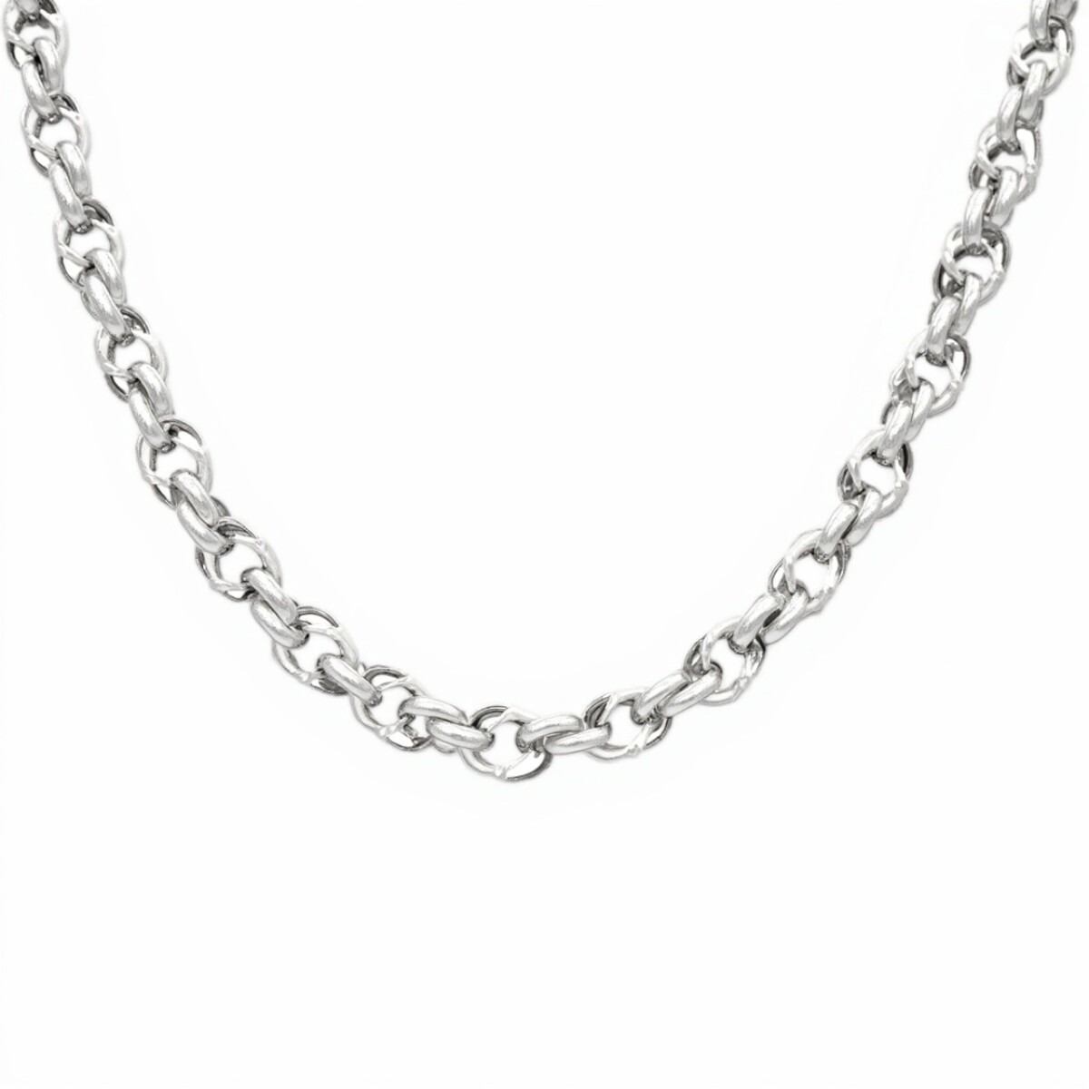 Cadena Tourbillon doble - Plata 925 - Sin Piedra - CD3407 - sinpiedra 