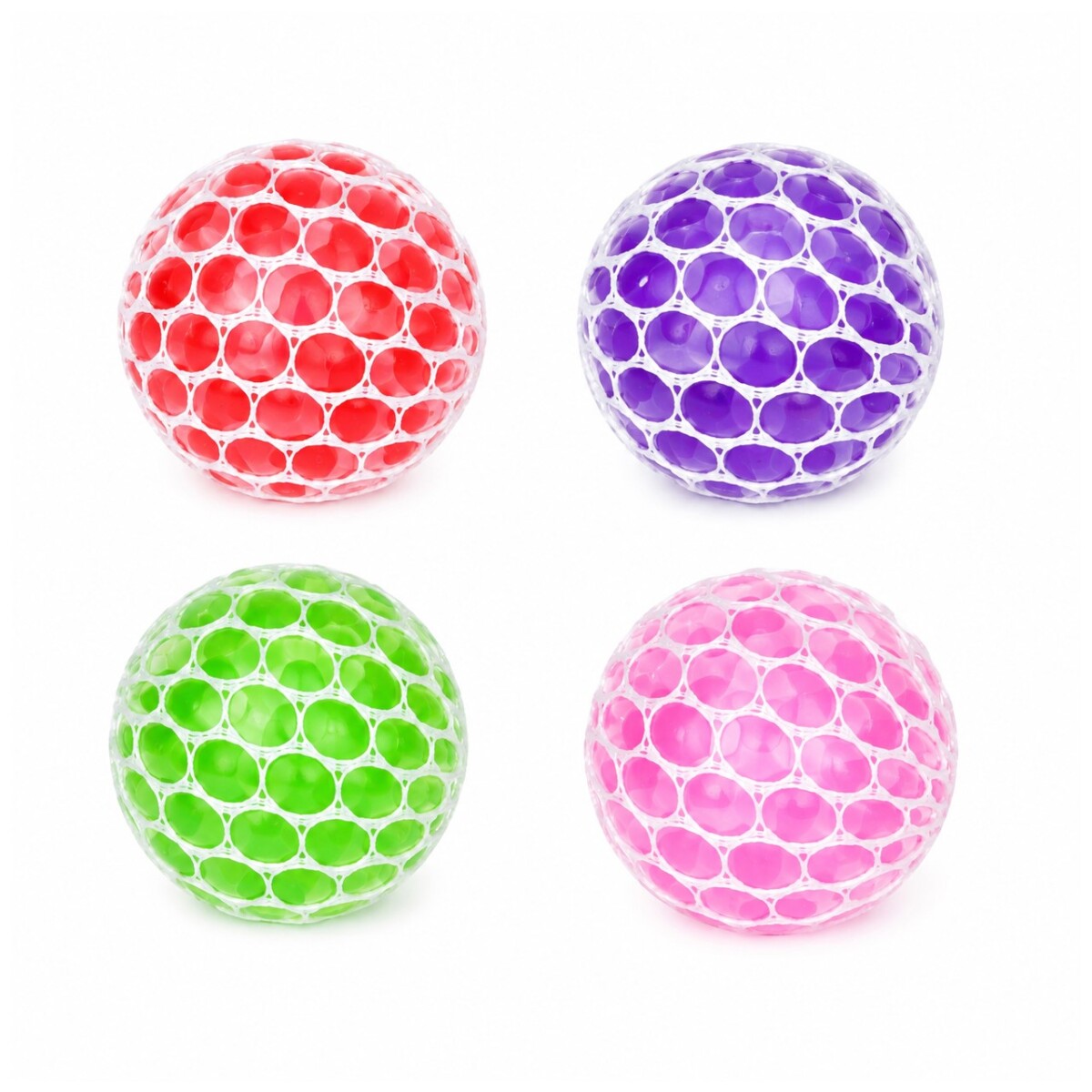 Pelota Squishy con Malla 7 Orbit Antiestres Sensorial 