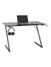 Escritorio gaming HALSTED 60x120 portabeb negro Escritorio gaming HALSTED 60x120 portabeb negro