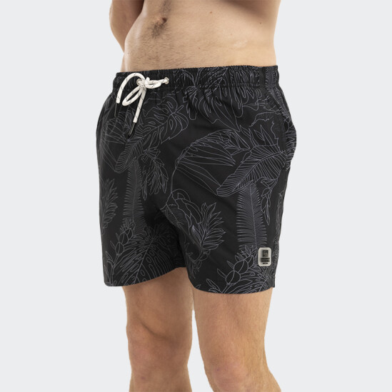 Short Reef Swim Estampado Negro