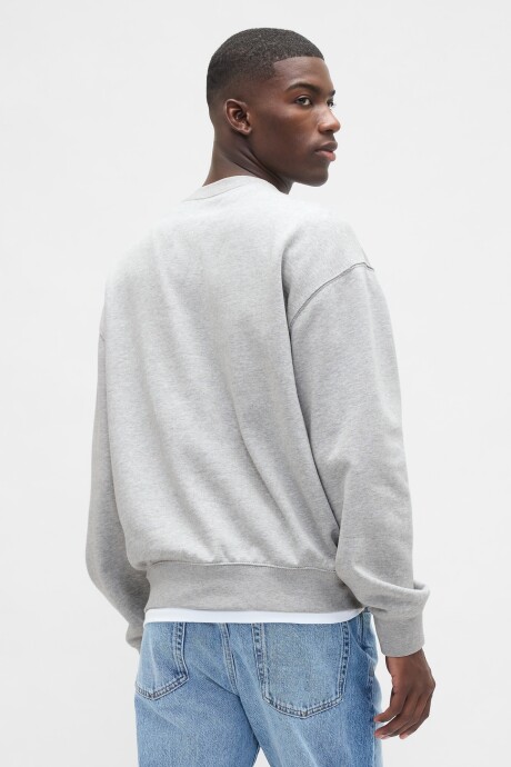 Buzo Deportivo Logo Gap Hombre Bc15 Lt Grey Heather