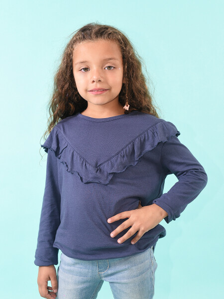 BLUSA LAVANDA AZUL