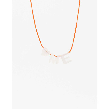 Collar Corto Nácar Me Naranja Claro