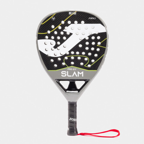 PALA DE PÁDEL SLAM PRO GRIS CLARO NEGRO GRIS