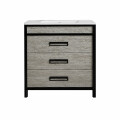 MUEBLE DE BAÑO VANITY MARRÓN CON BACHA BLANCA Mueble De Baño Vanity Marrón Con Bacha Blanca