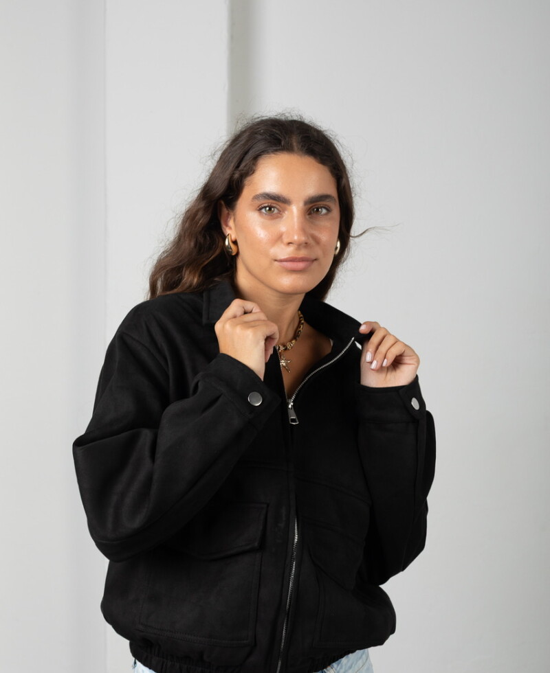 Campera Luciana negra