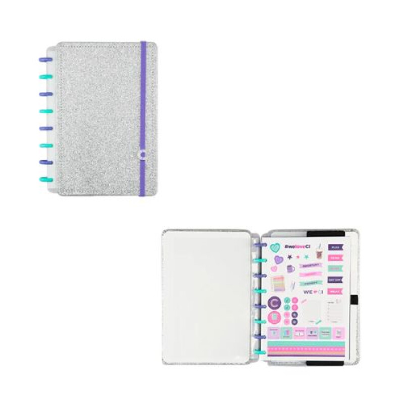 Cuaderno Inteligente Lets Glitter Silver A5 Cuaderno Inteligente Lets Glitter Silver A5
