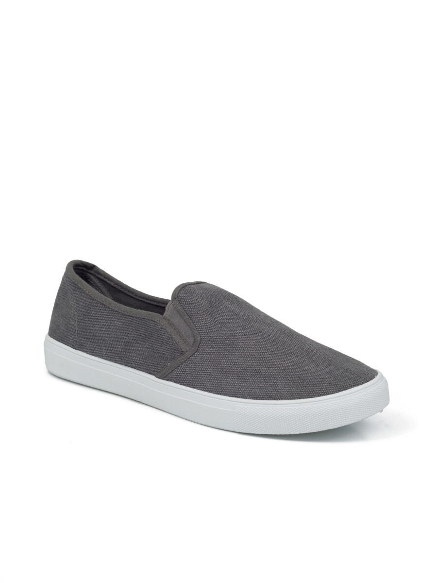 Zapatilla canvas - gris 