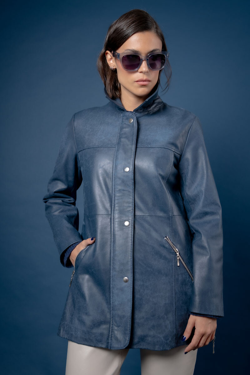 Campera Alina Azul gastado