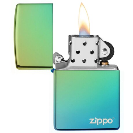 Encendedor Zippo Hp Teal con logo - 49191ZL Encendedor Zippo Hp Teal con logo - 49191ZL