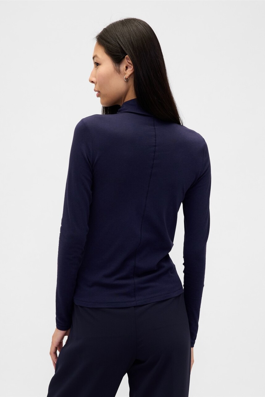 Remera Polera Mujer Navy Uniform